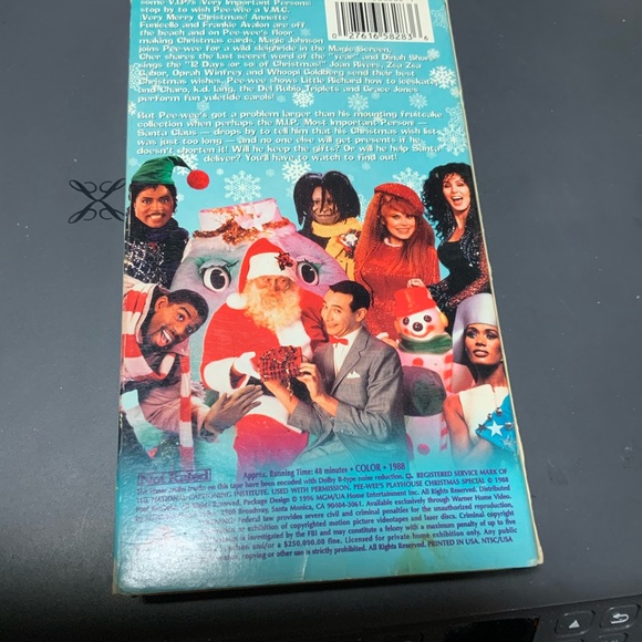 Peewee’s Playhouse Christmastmas Special. 
With special Guests. 1996 VHS NR 48M - Picture 3 of 10